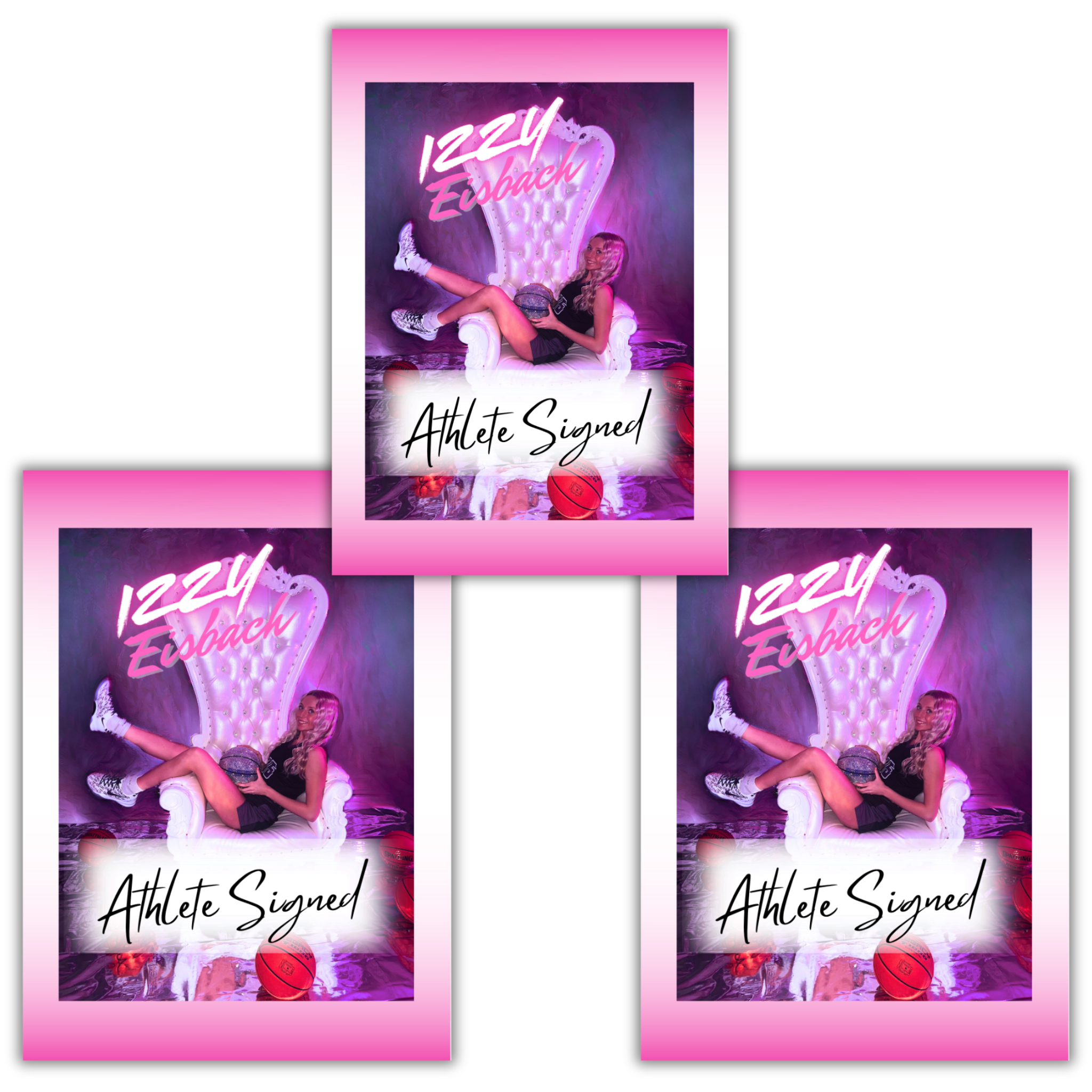 Izzy Eisbach ~ Autograph Edition NIL Trading Card (3-Pack)