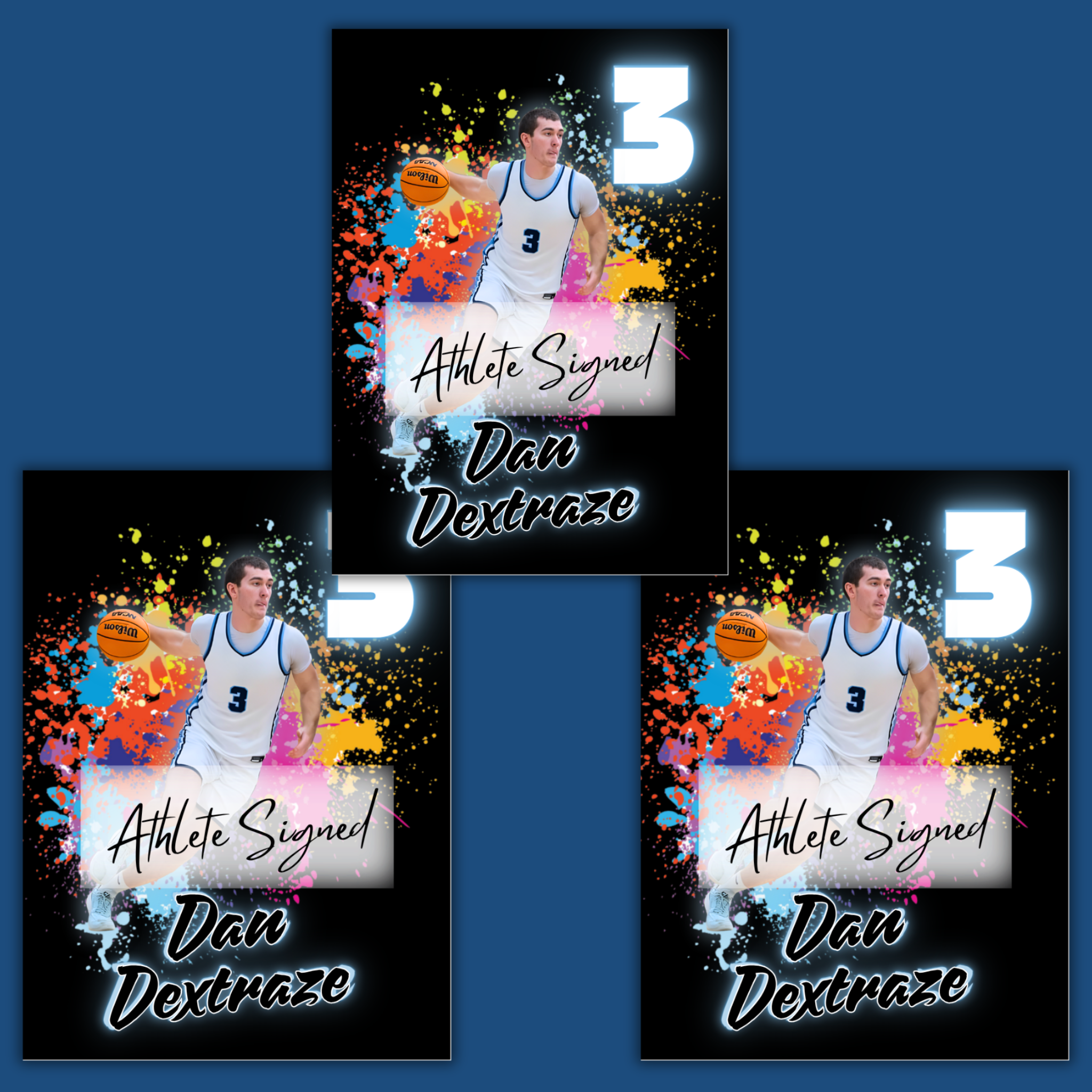 Dan Dextraze ~ Autograph Edition NIL Trading Card (3-Pack)