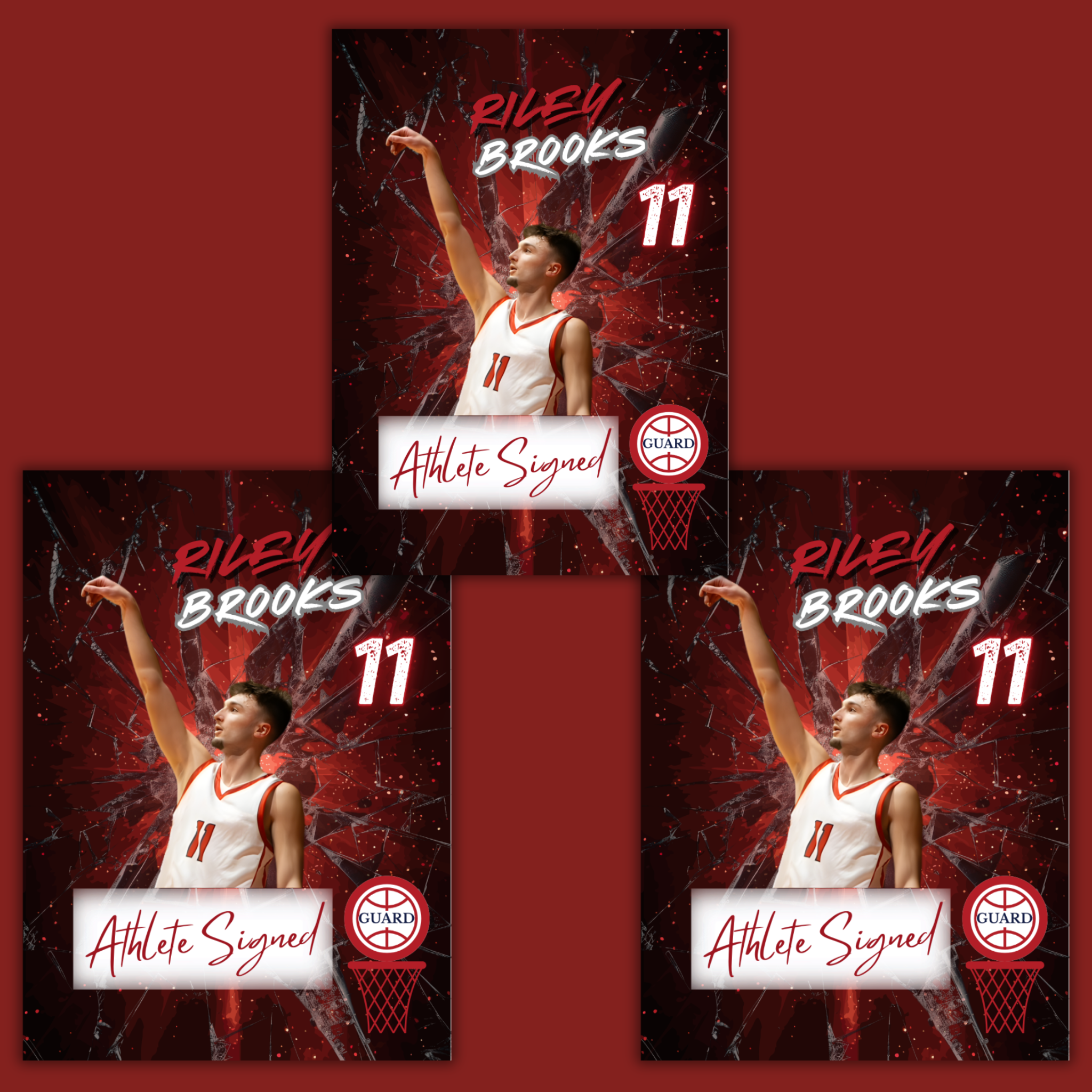 Riley Brooks ~ Autograph Edition NIL Trading Card (3-Pack)