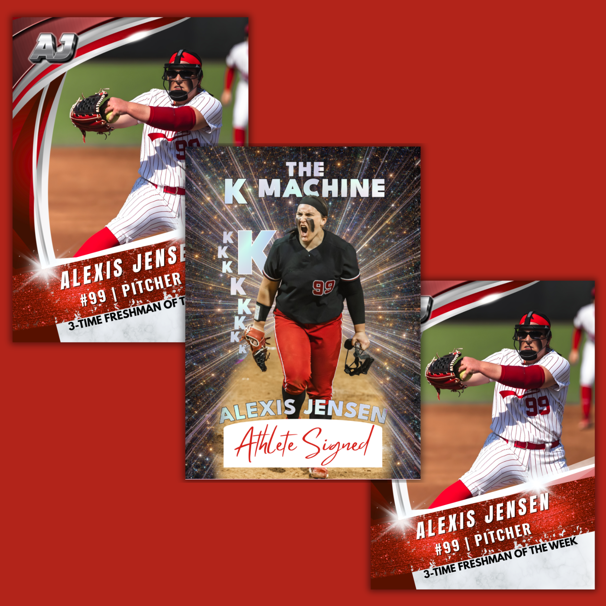 Alexis Jensen ~ 3-Card NIL Collector’s Bundle