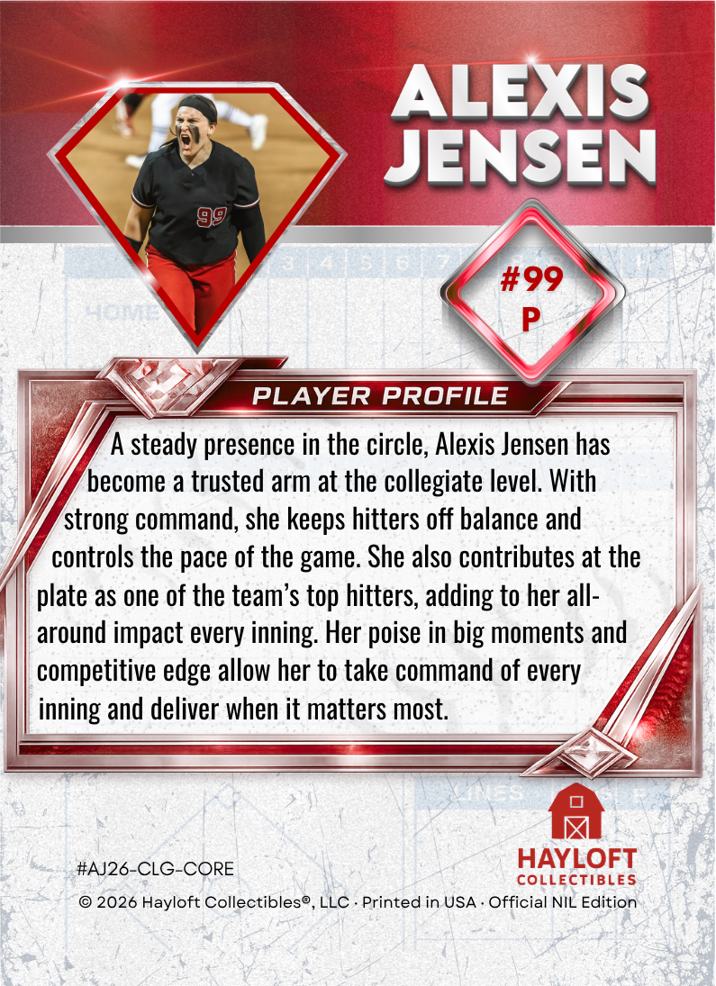 Alexis Jensen ~ NIL Debut Trading Card