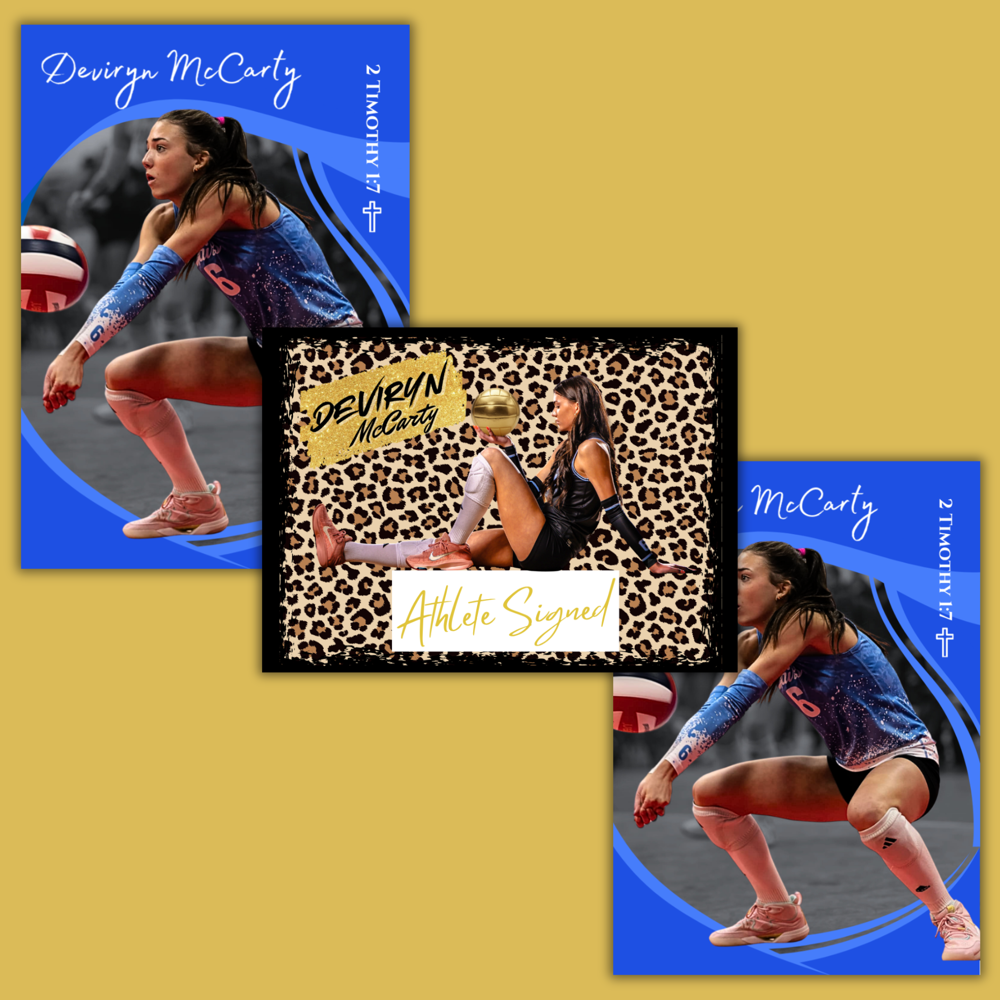 Deviryn McCarty 3-Card NIL Collector’s Bundle
