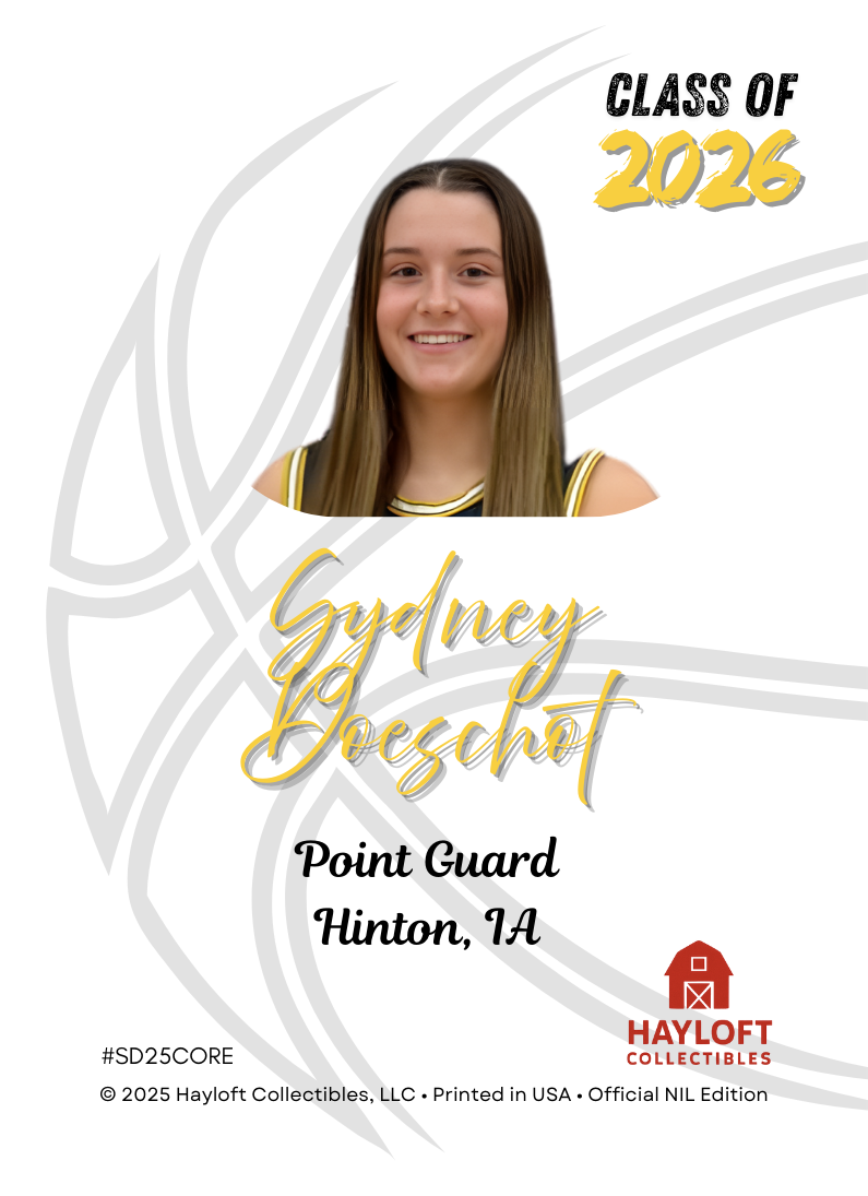 Sydney Doeschot ~ NIL Debut Trading Card