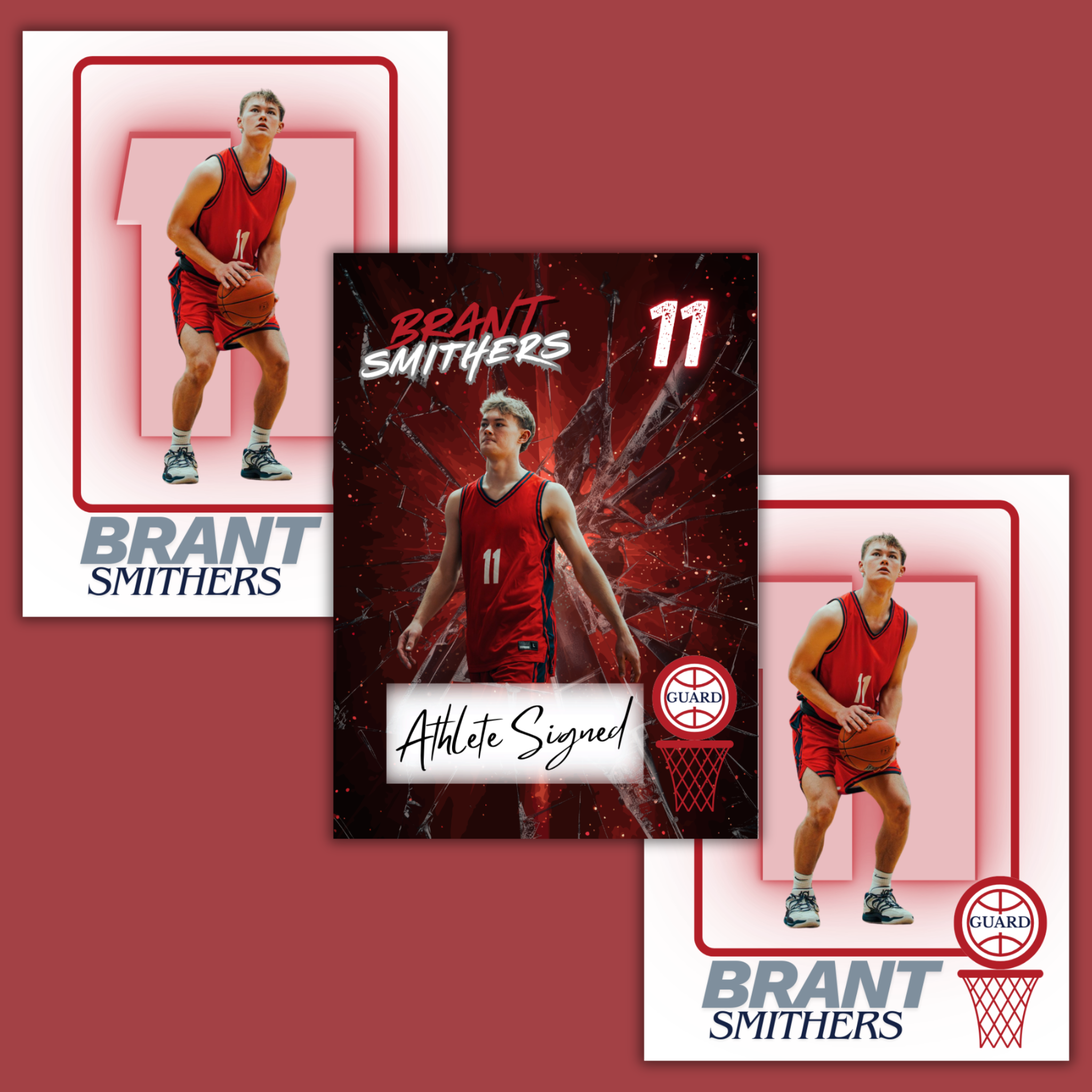 Brant Smithers ~ 3-Card NIL Collector’s Bundle