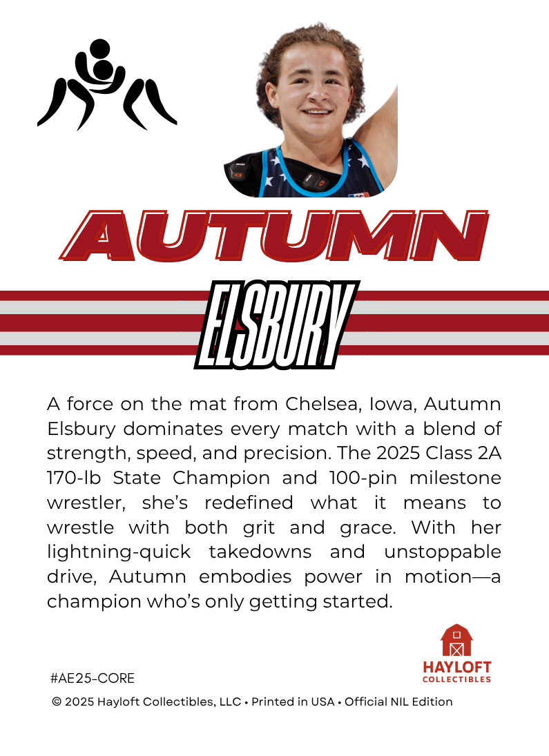Autumn Elsbury – NIL Debut Trading Card