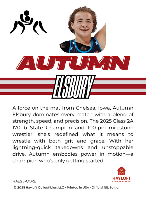 Autumn Elsbury ~ NIL Debut Trading Card