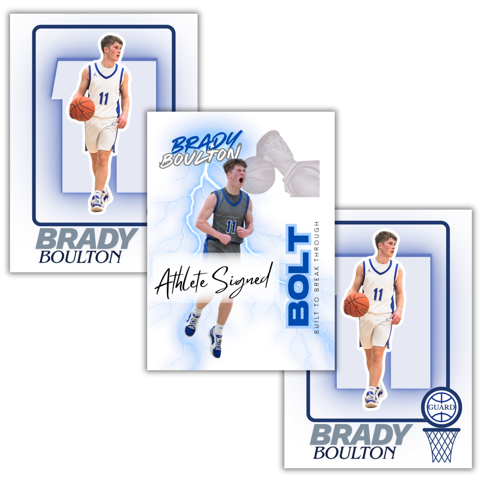 Brady Boulton ~ 3-Card NIL Collector’s Bundle