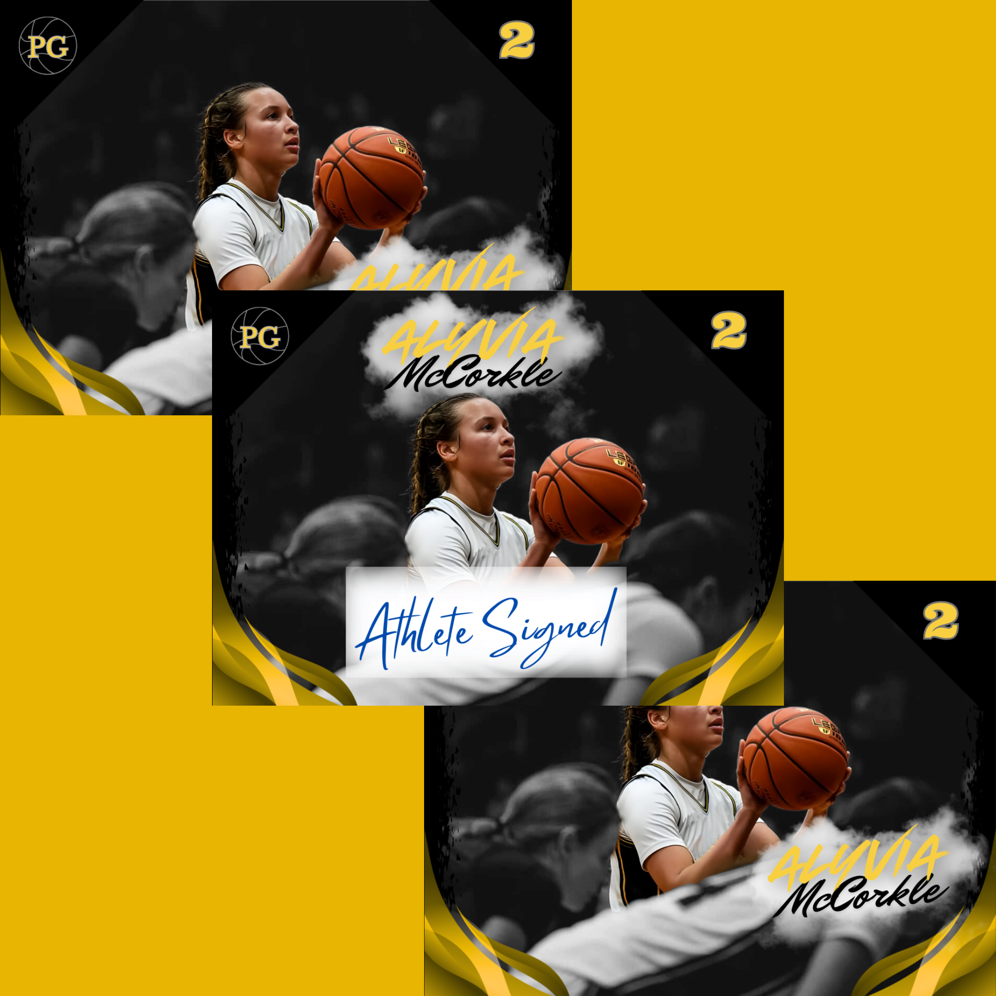 Alyvia McCorkle ~ 3-Card NIL Collector’s Bundle