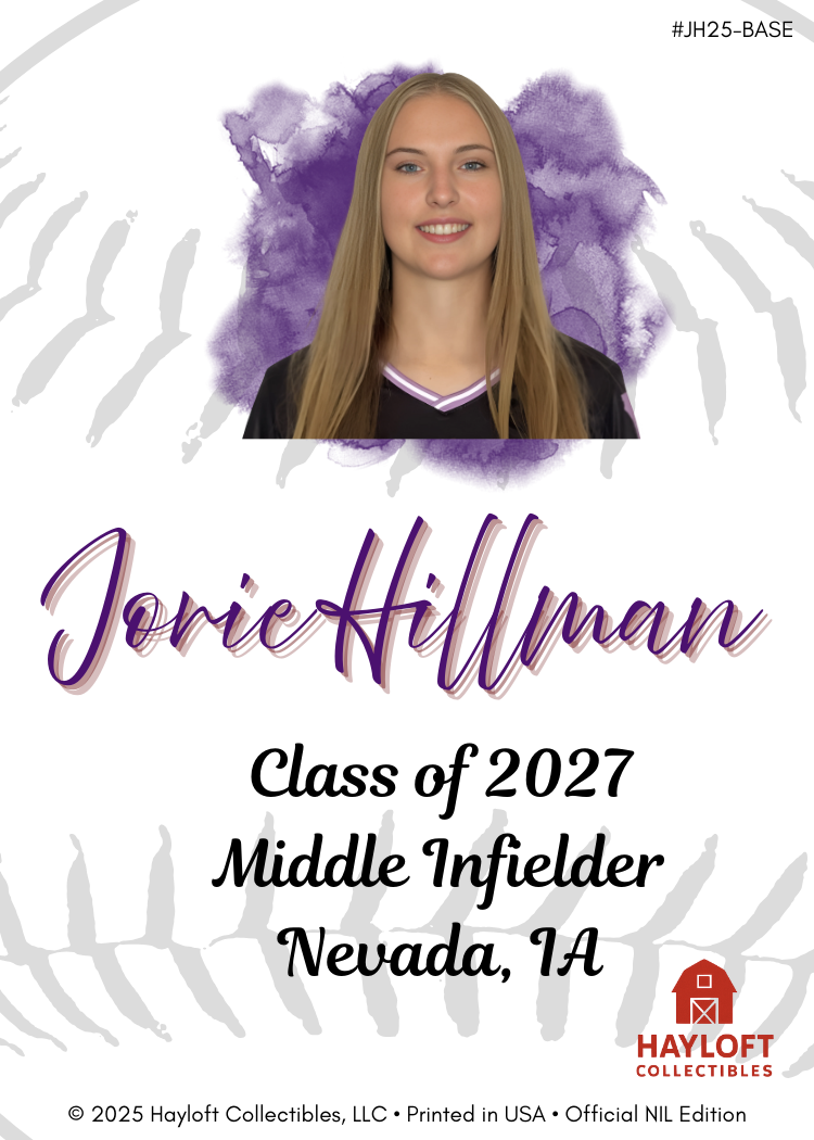 Jorie Hillman – NIL Debut Trading Card