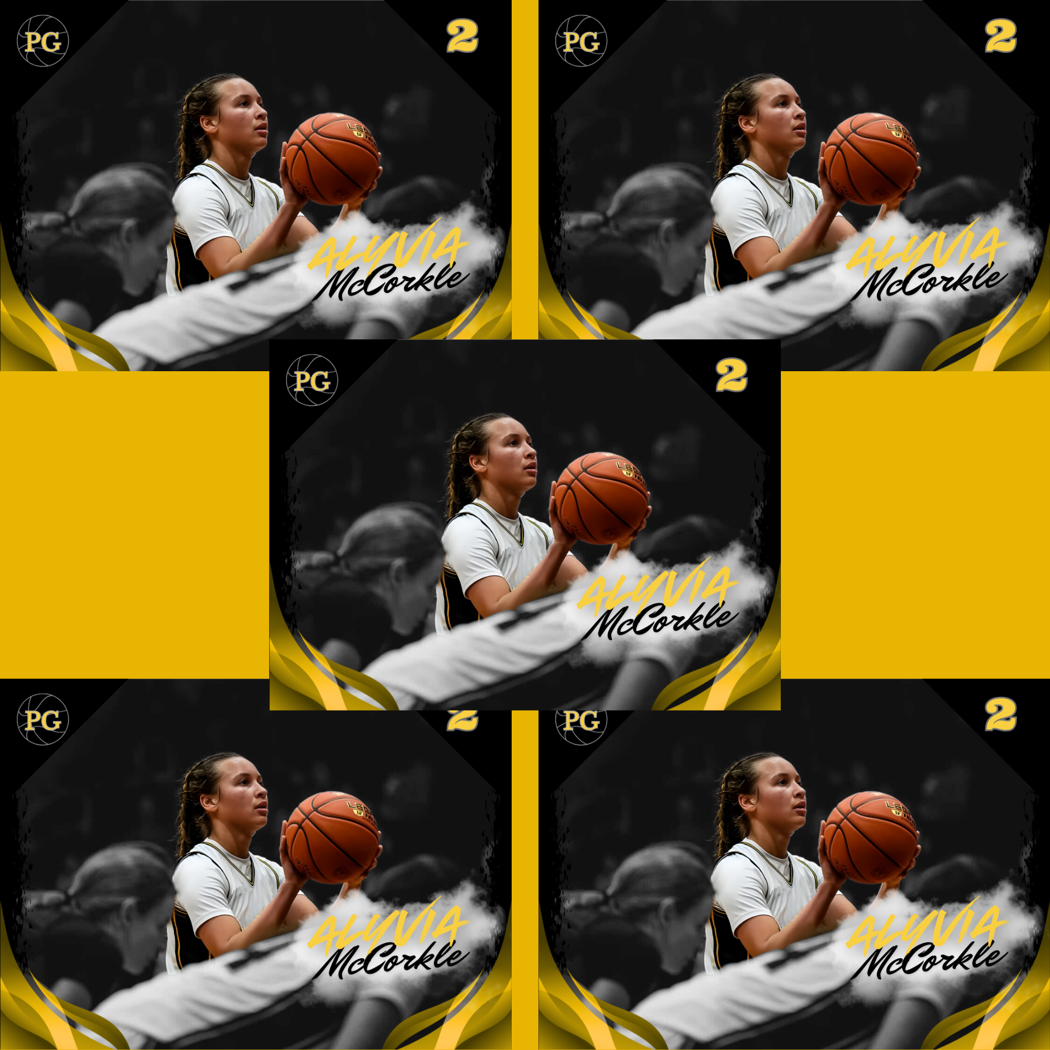 Alyvia McCorkle ~ NIL Debut Trading Card (5-Pack)