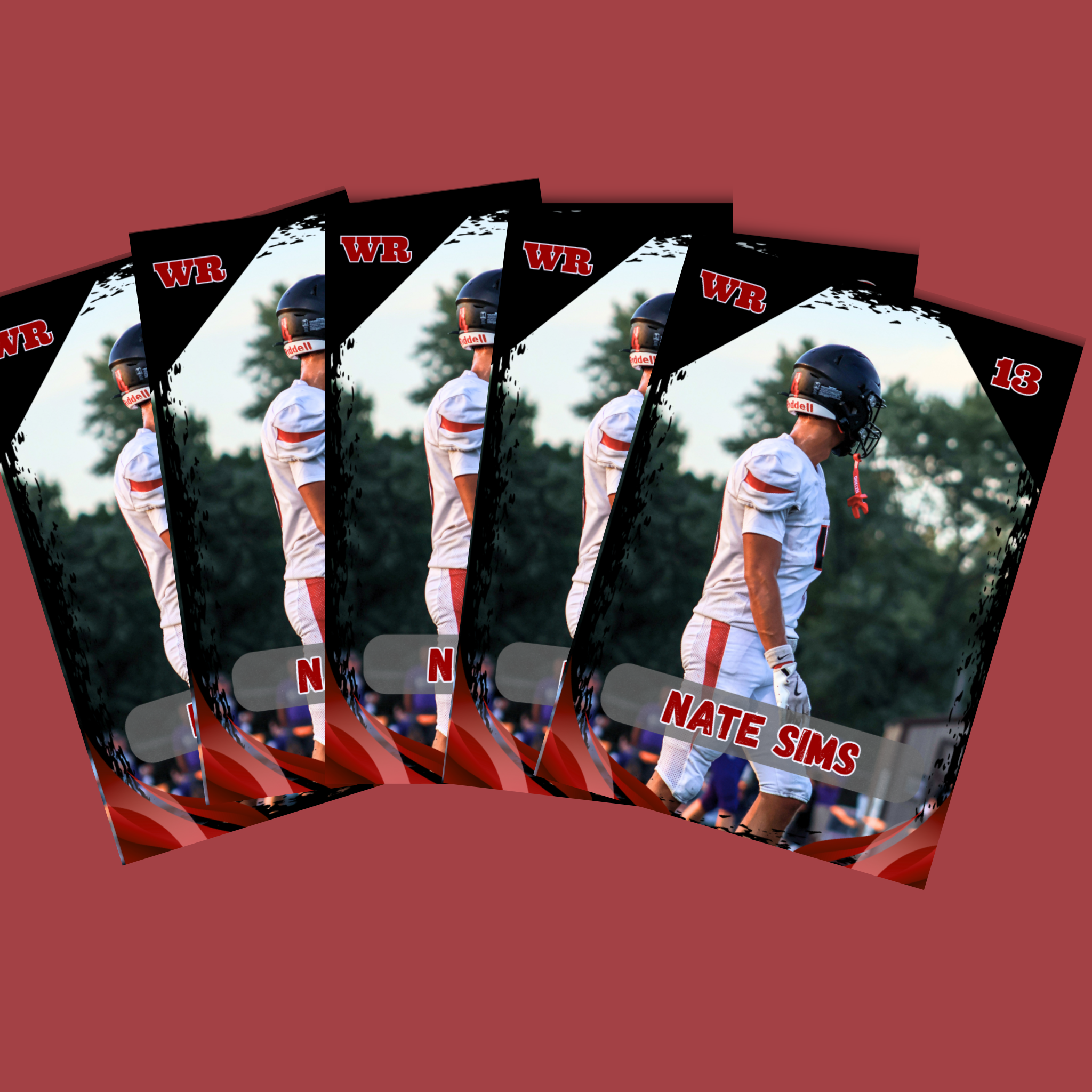 Nate Sims ~ NIL Debut Trading Card (5-Pack)
