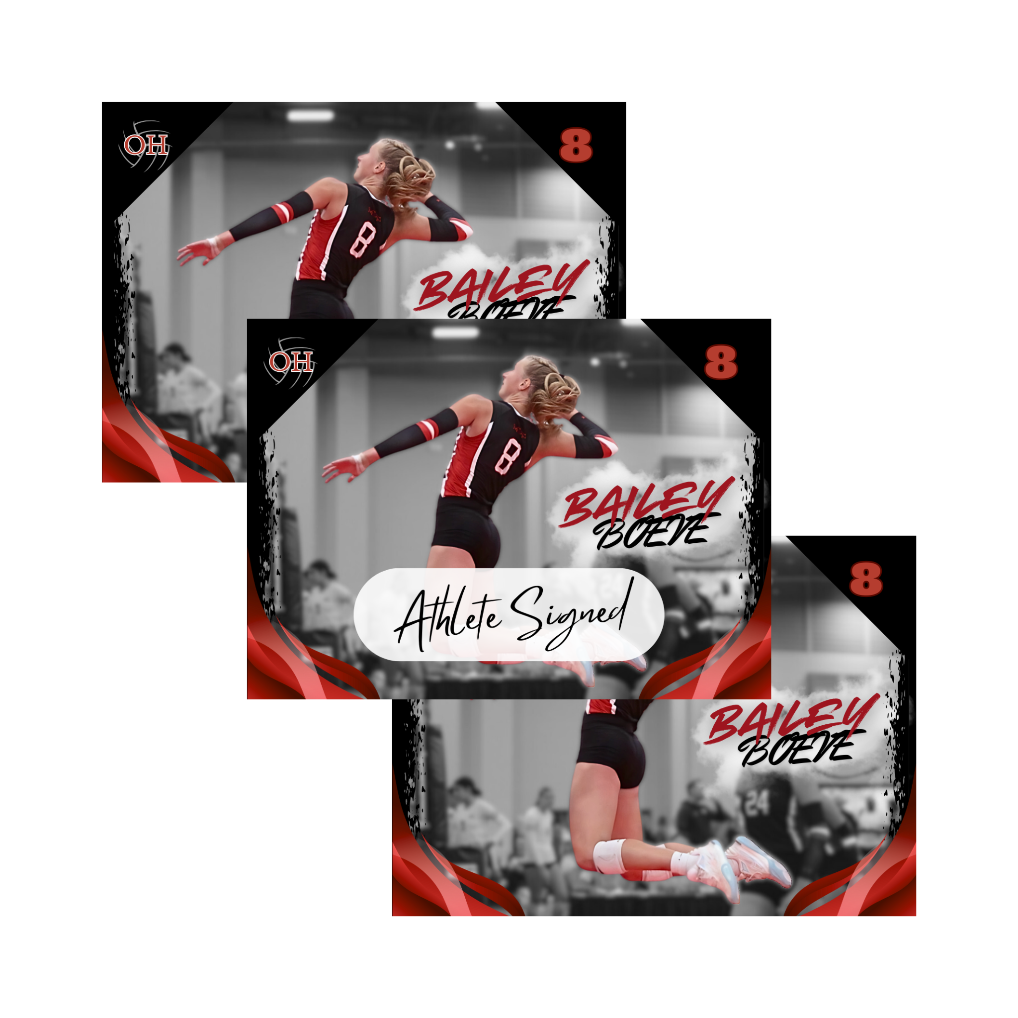 Bailey Boeve ~ 3-Card NIL Collector’s Bundle