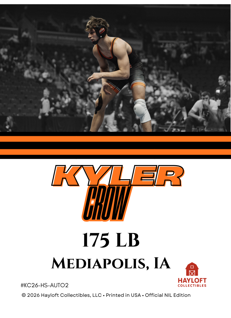 Kyler Crow ~ Autographed NIL Trading Card