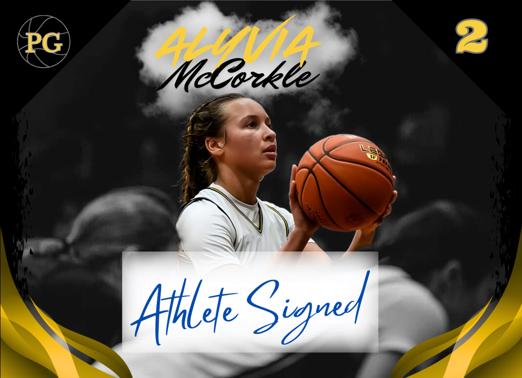 Alyvia McCorkle ~ Autographed NIL Trading Card