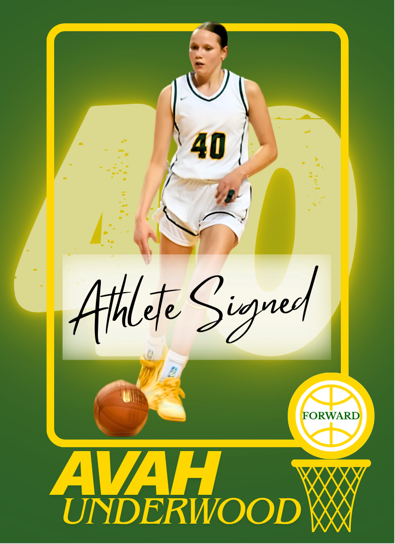 Avah Underwood ~ Autographed NIL Trading Card