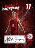 Brant Smithers ~ Autographed NIL Trading Card