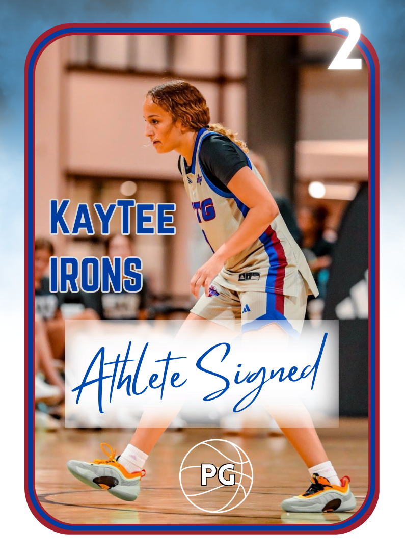 KayTee Irons ~ Autographed NIL Trading Card