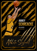 Abbey Schreacke ~ Autographed NIL Trading Card