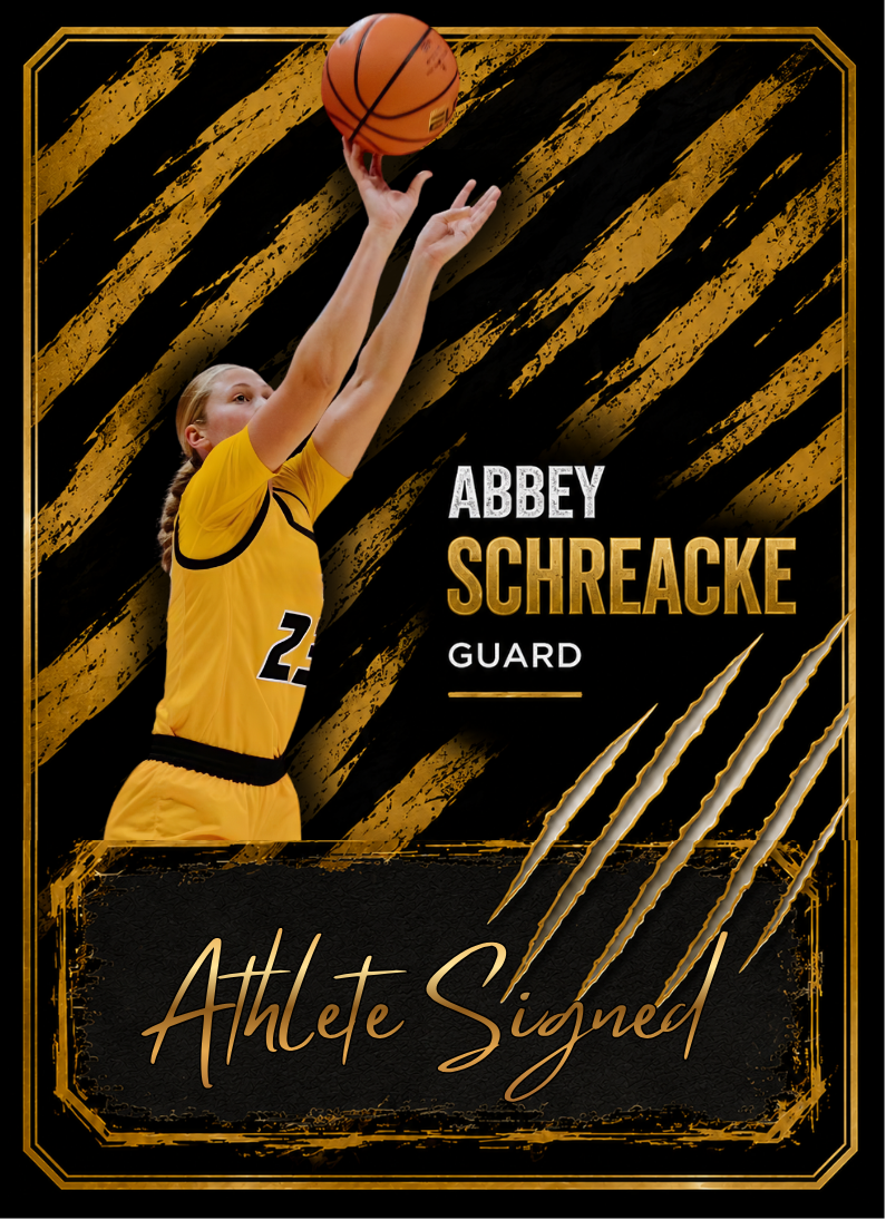 Abbey Schreacke ~ Autographed NIL Trading Card