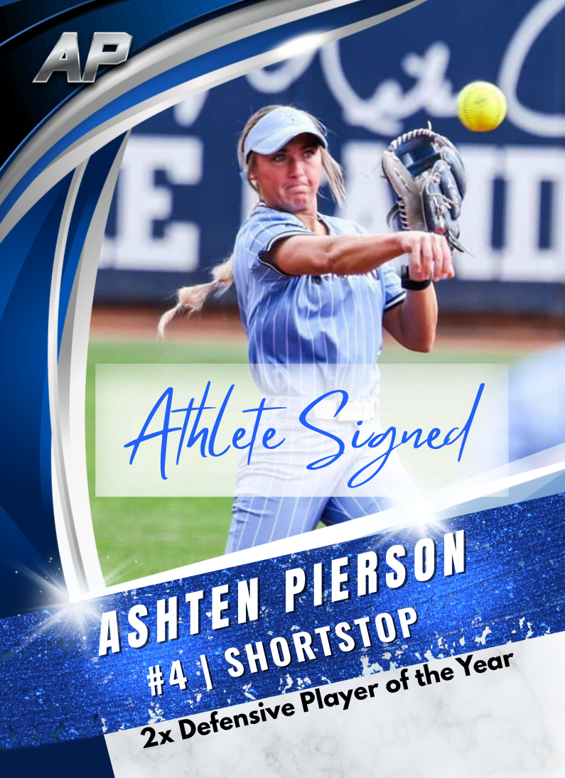 Ashten Pierson ~ Autographed NIL Trading Card