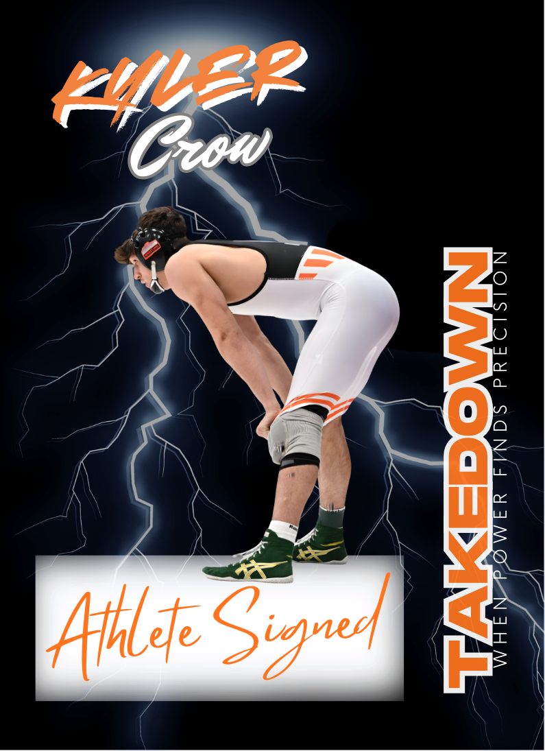 Kyler Crow ~ Autographed NIL Trading Card