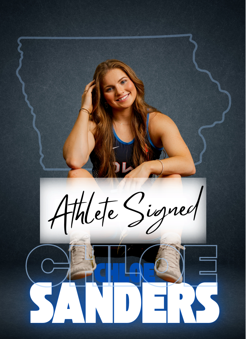 Chloe Sanders ~ Autographed NIL Trading Card