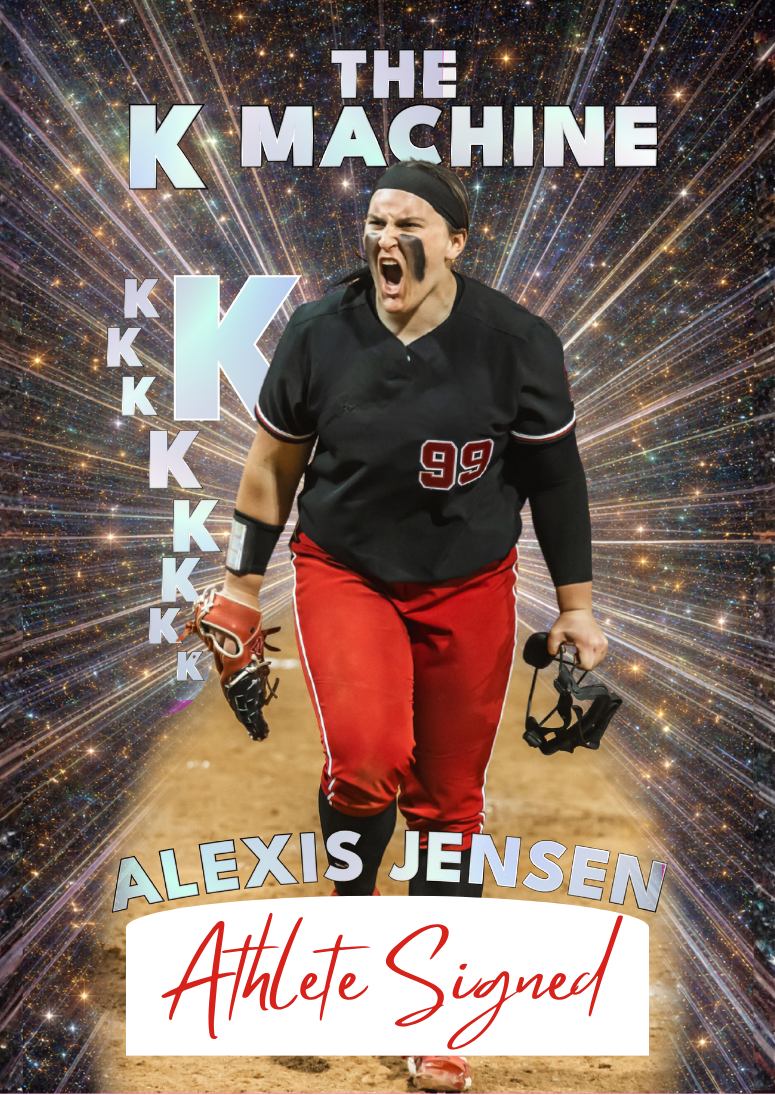 Alexis Jensen ~ Autographed NIL Trading Card
