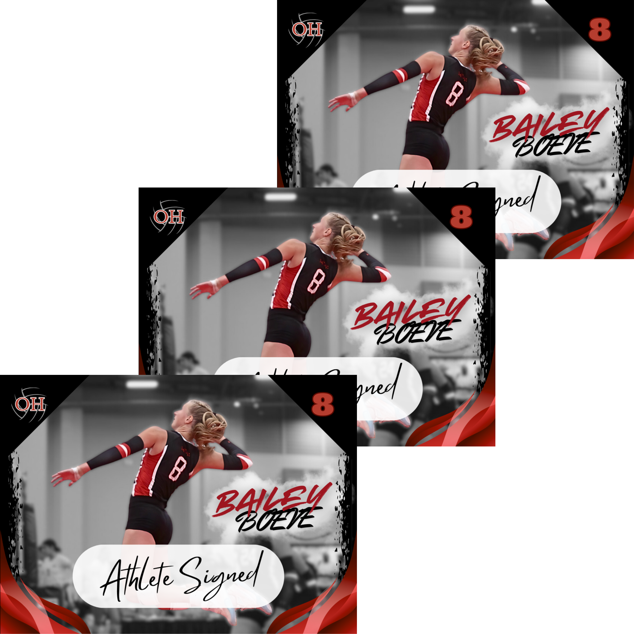 Bailey Boeve – Autograph Edition NIL Trading Card (3-Pack)