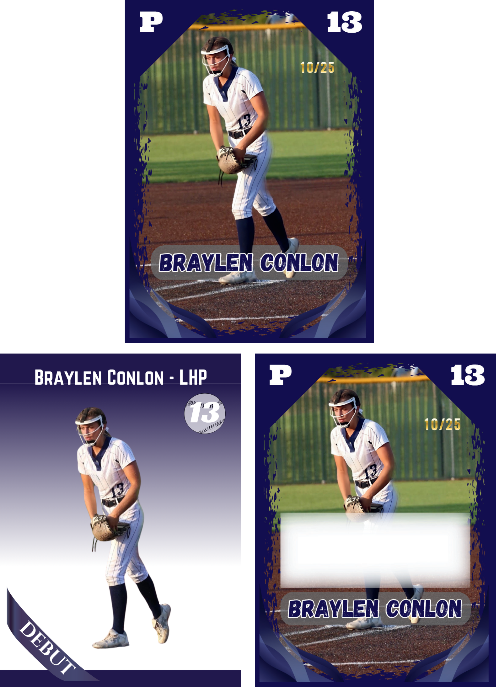 Braylen Conlon – 3-Card NIL Collector’s Bundle