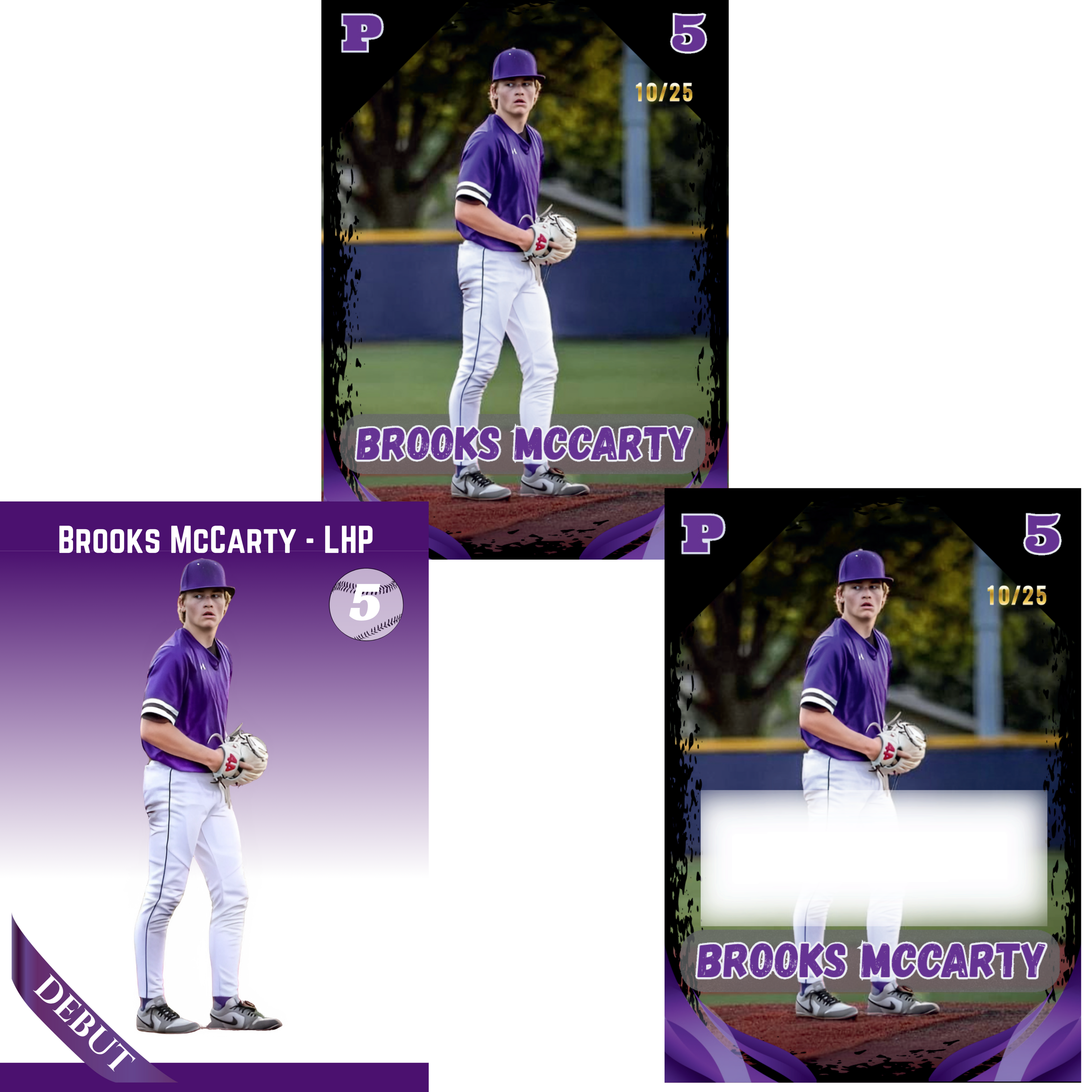 Brooks McCarty – 3-Card NIL Collector’s Bundle
