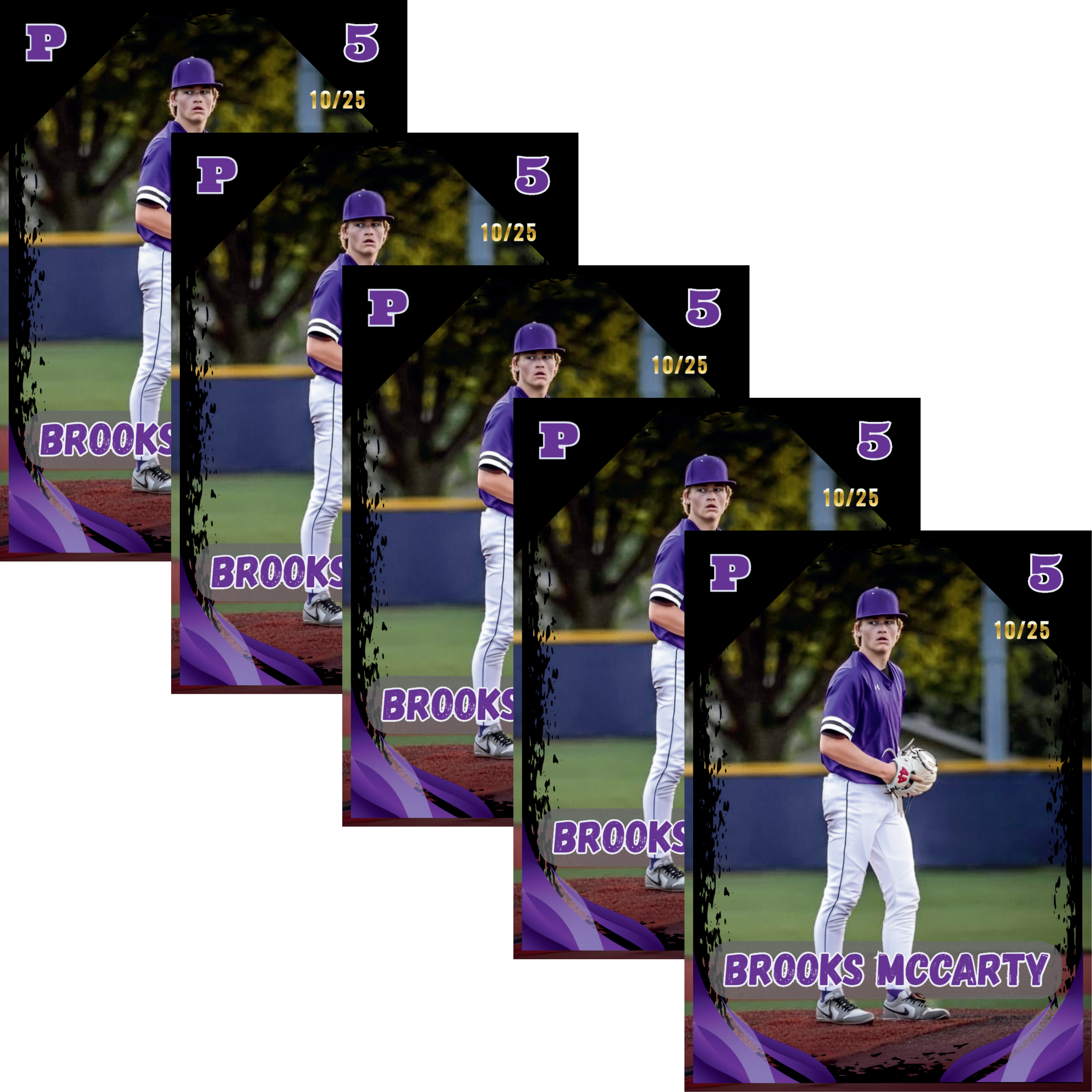 Brooks McCarty – Limited Edition NIL Trading Card (5-pack)