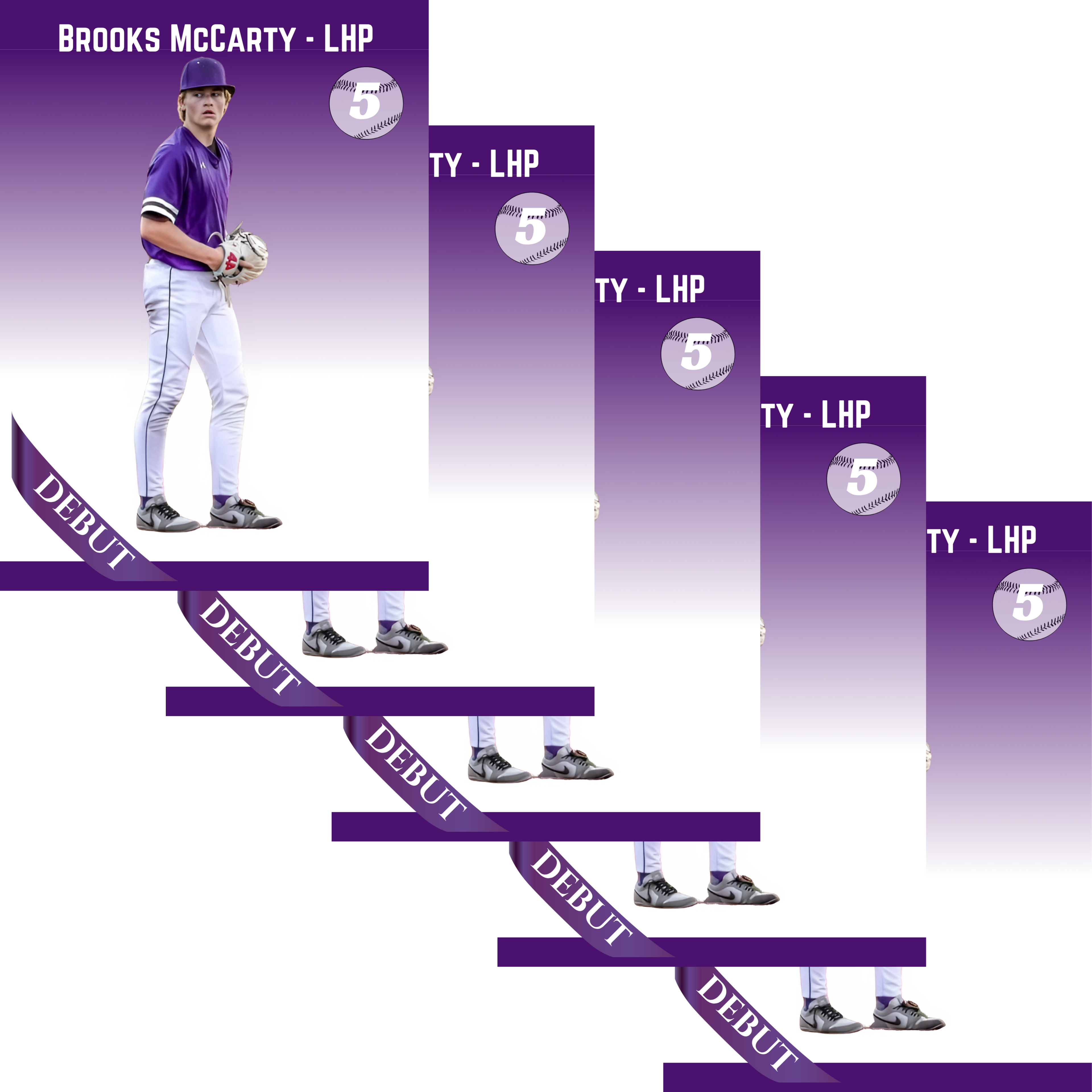 Brooks McCarty – NIL Debut Trading Card (5-Pack)