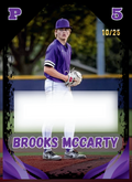 Brooks McCarty – Autographed NIL Trading Card