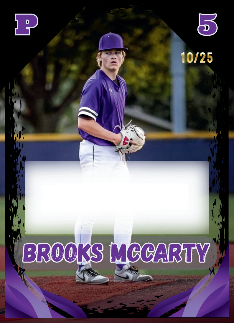 Brooks McCarty – Autographed NIL Trading Card