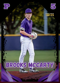 Brooks McCarty – Limited Edition NIL Trading Card