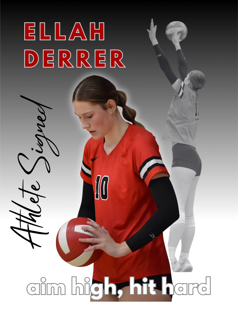 Ellah Derrer – Autographed NIL Trading Card
