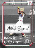 Hayden Gookin ~ Autographed NIL Trading Card
