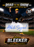 Jaron Bleeker ~ Autographed NIL Trading Card