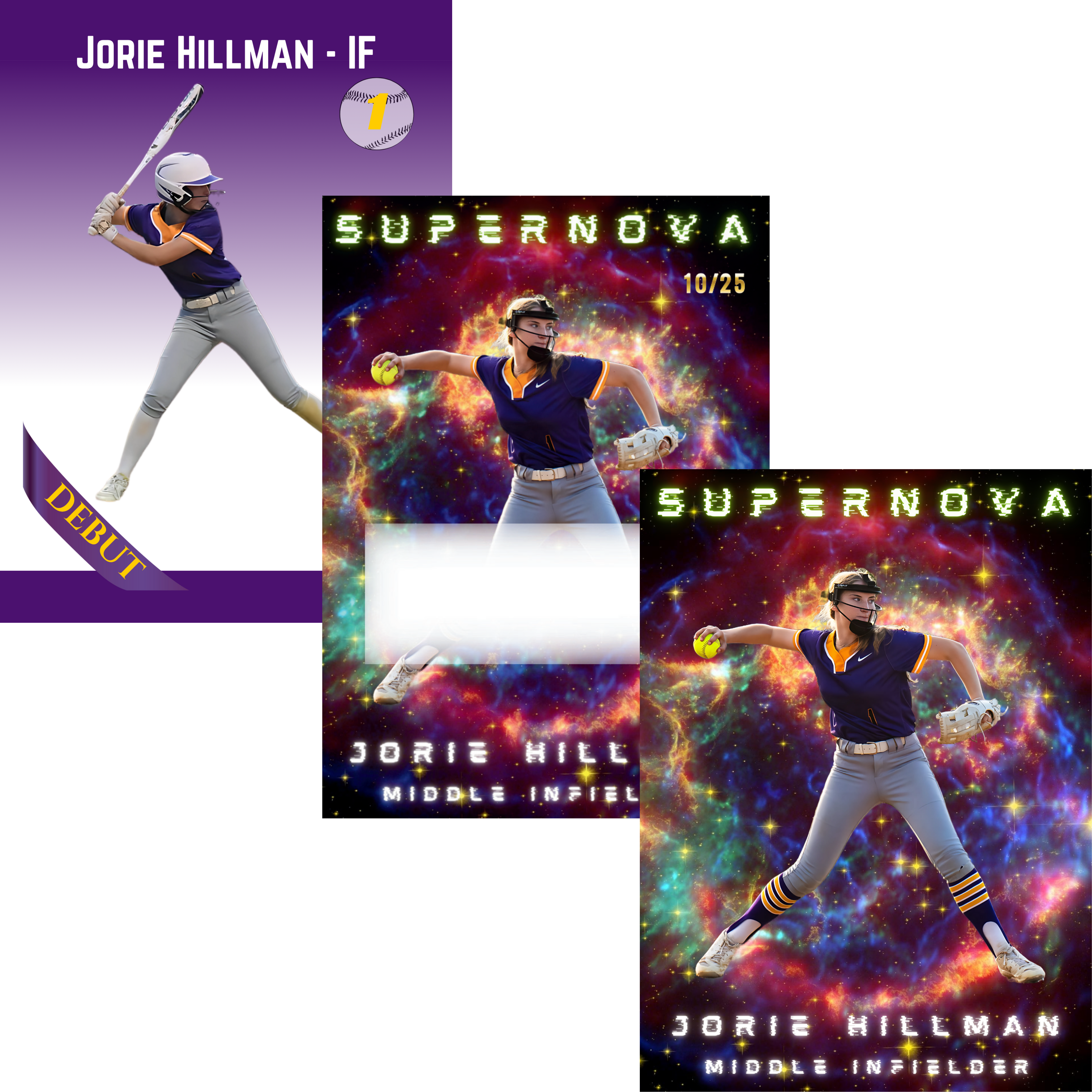 Jorie Hillman – 3-Card NIL Collector’s Bundle