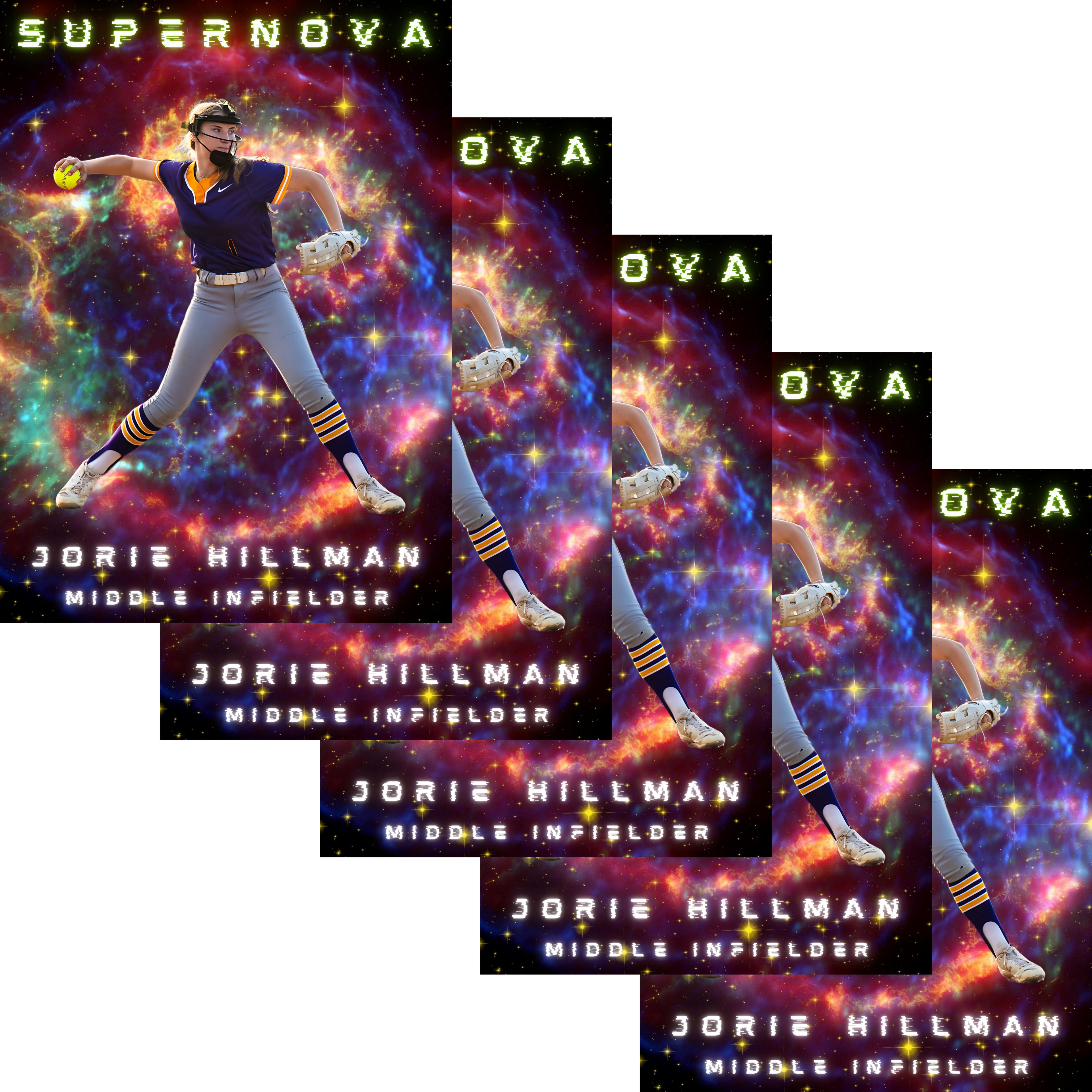 Jorie Hillman – Limited Edition NIL Trading Card (5-pack)