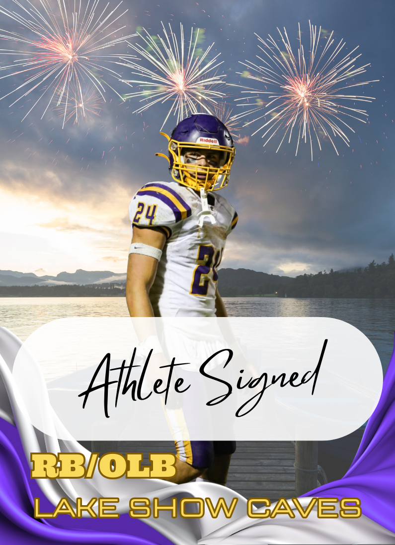Laken Caves – Autographed NIL Trading Card