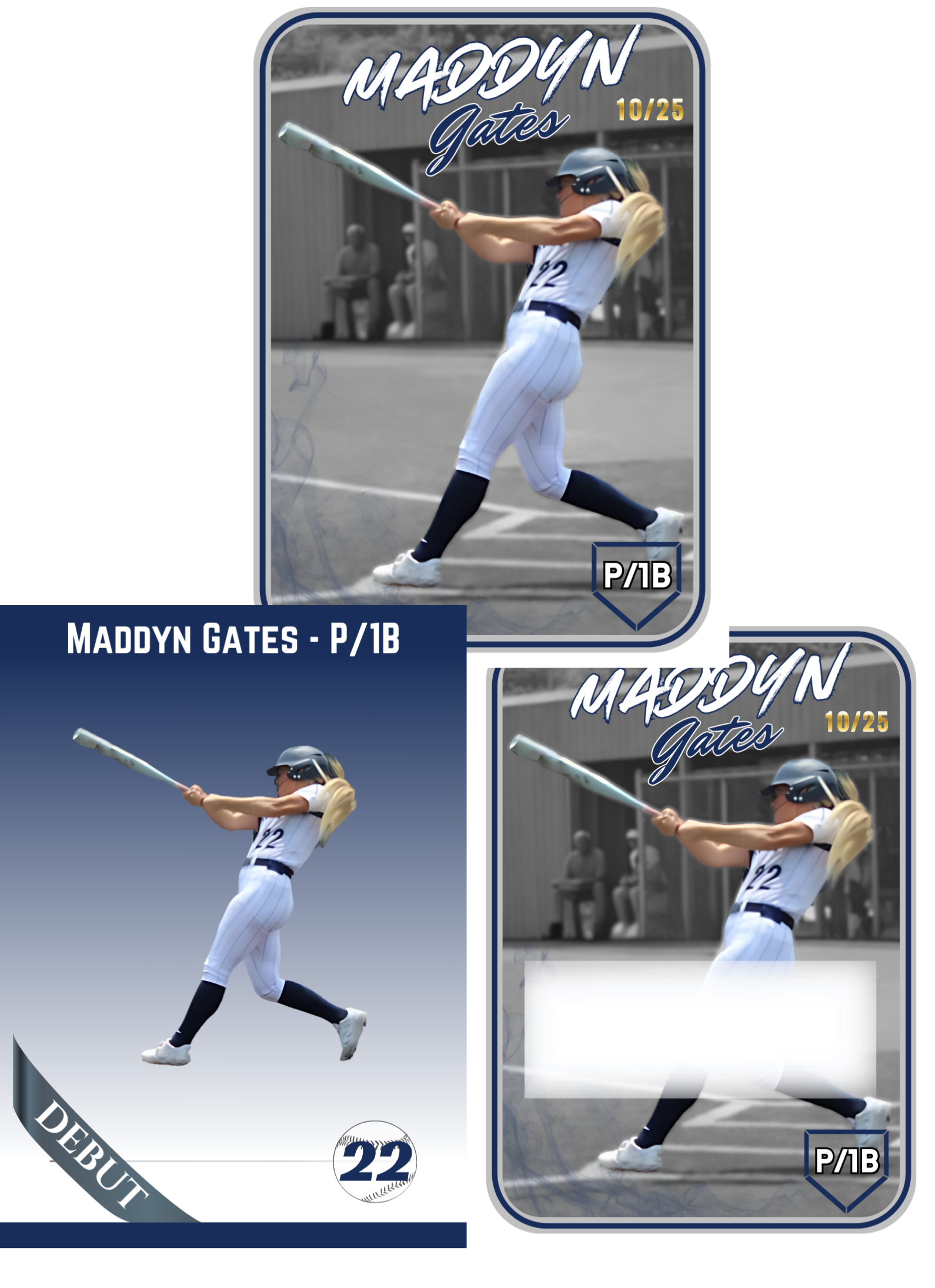 Maddyn Gates – 3-Card NIL Collector’s Bundle