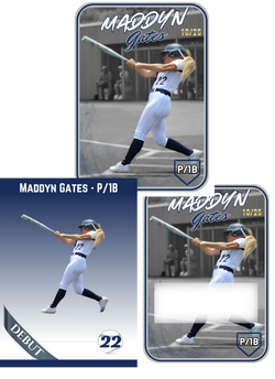 Maddyn Gates – 3-Card NIL Collector’s Bundle NIL Card