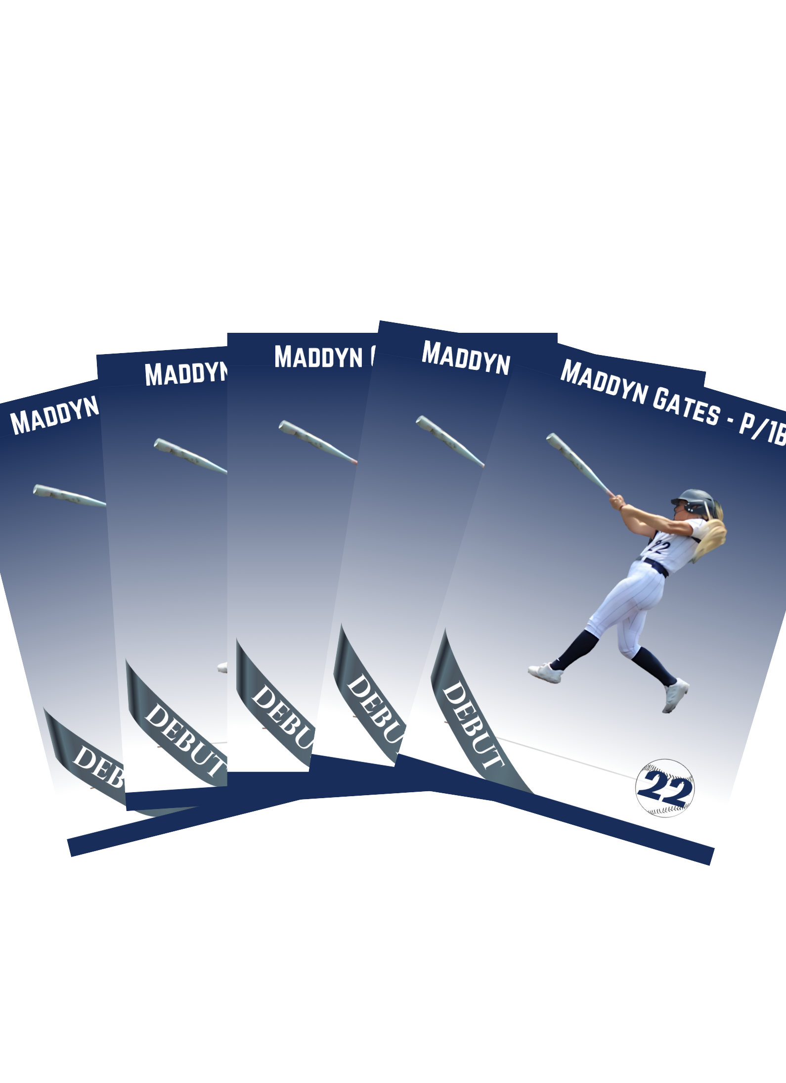 Maddyn Gates – NIL Debut Trading Card (5-Pack)