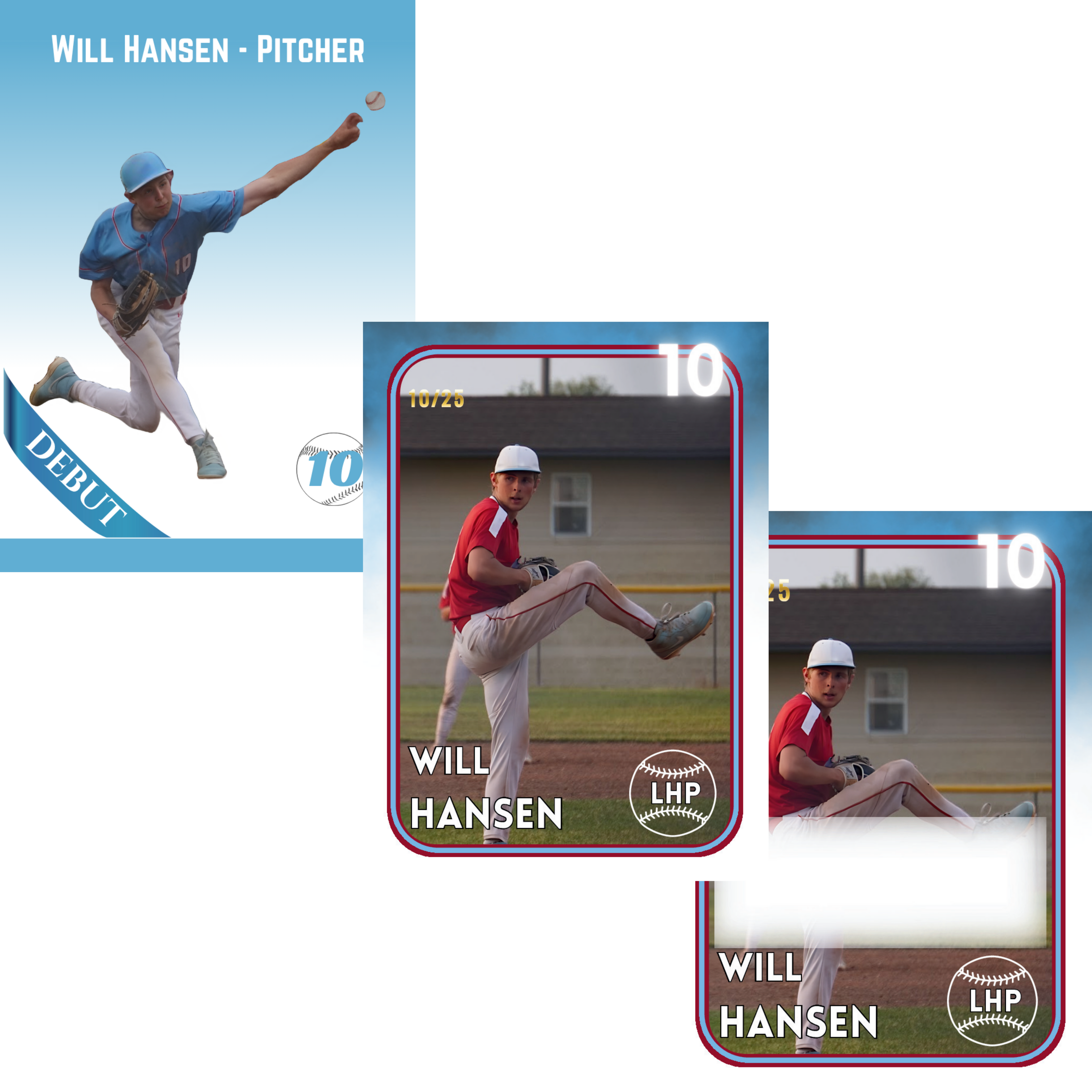Will Hansen – 3-Card NIL Collector’s Bundle