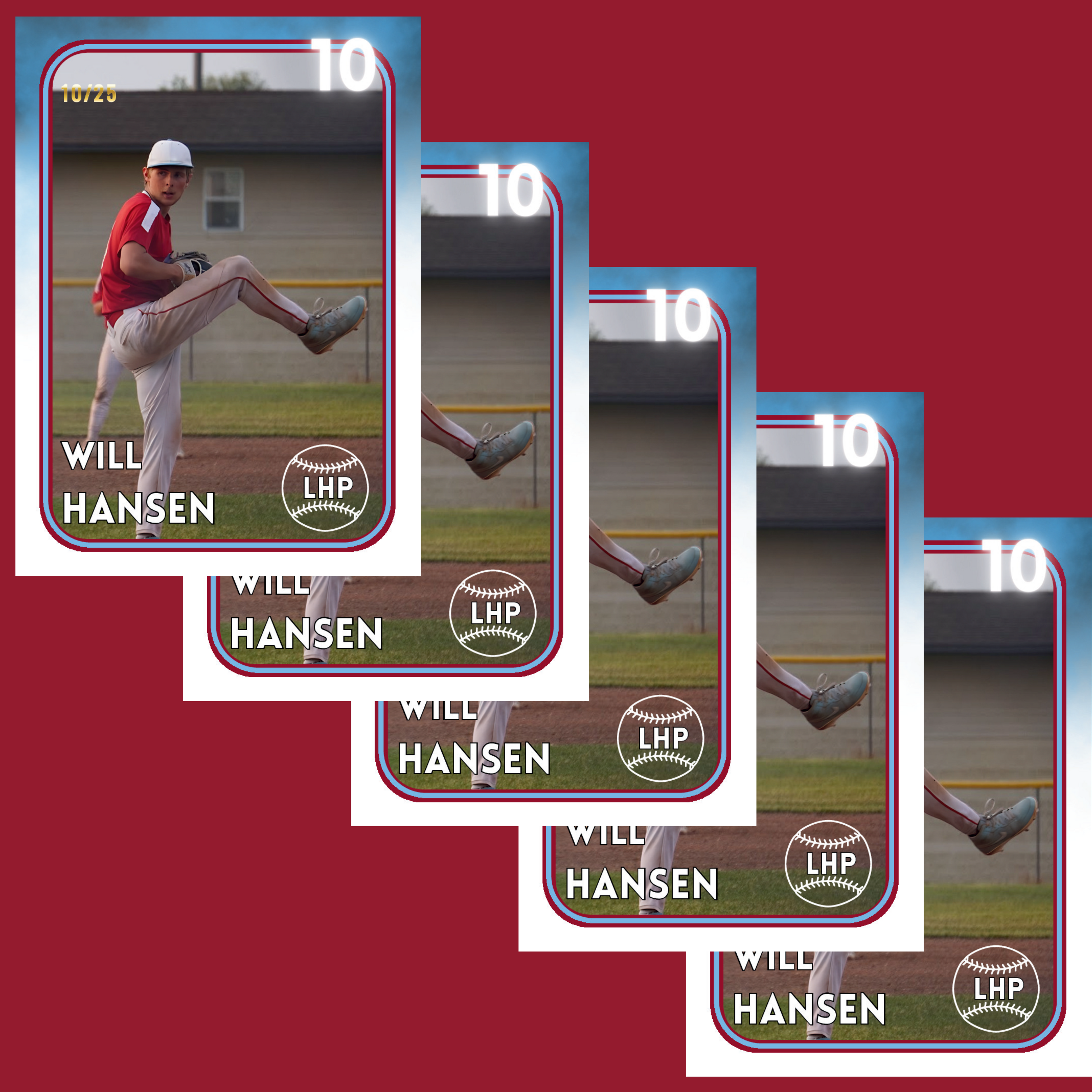 Will Hansen – Limited Edition NIL Trading Card (5-pack)