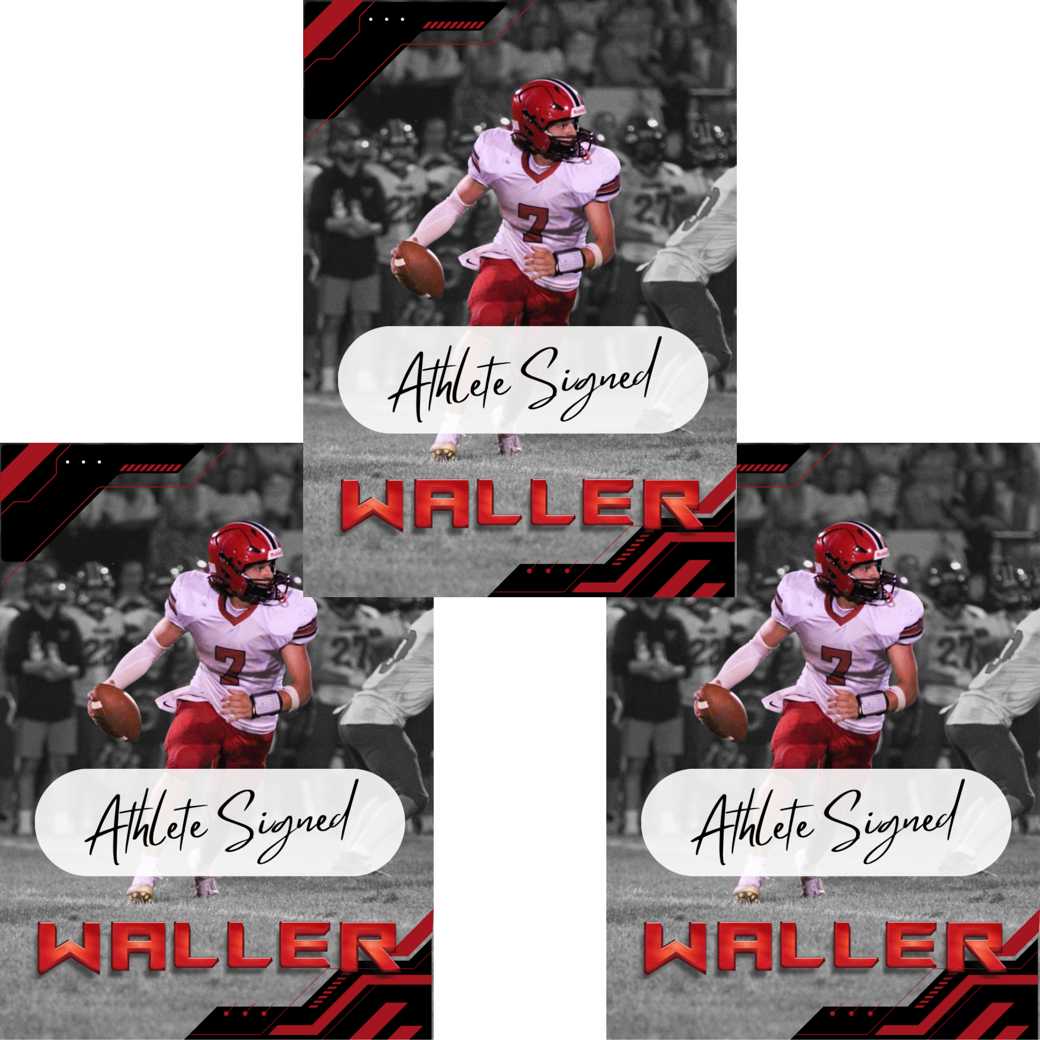Benny Waller – Autograph Edition NIL Trading Card (3-Pack)