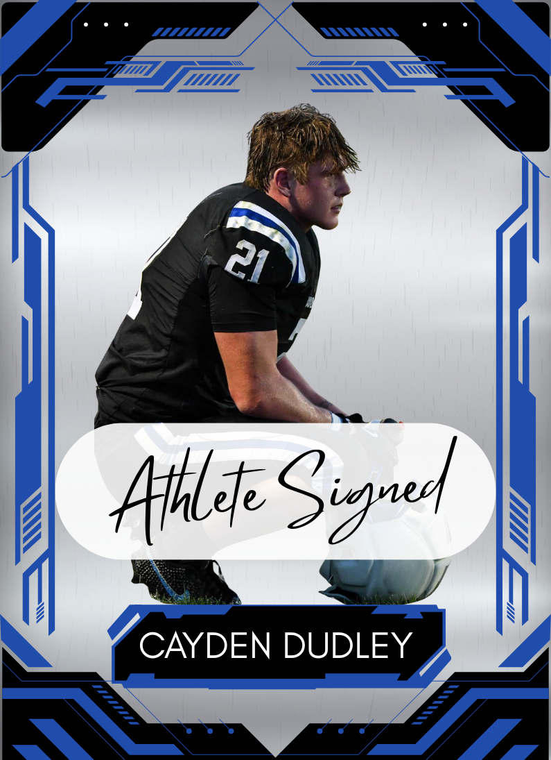 Cayden Dudley ~ Autographed NIL Trading Card